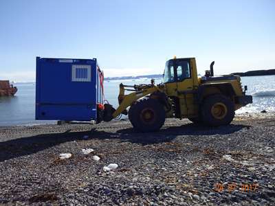 opsætning for Dundas Titanium Qaanaaq på Grønland