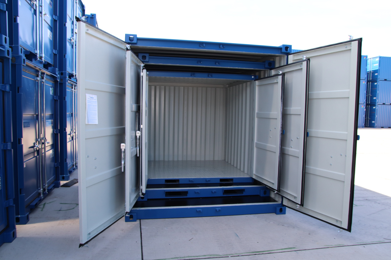 6, 8 og 10 fods lagercontainer pakket sammen. Spar penge på fragten og bestil 6, 8 og 10 fods containere sammen.